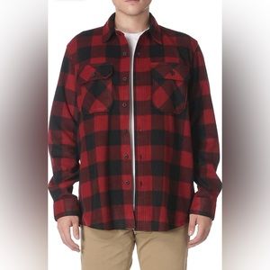 Wrangler Men's Long Sleeve Heavyweight Fleece Shirt